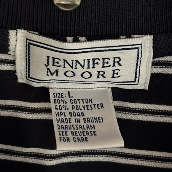 Jennifer Moore sleeveless zipper neckline collared shirt size large - Picture 5 of 8